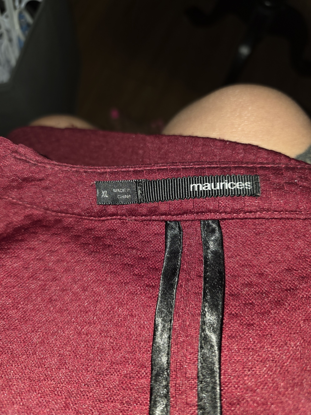 Maurices Raspberry Textured Blazer - Picture 3 of 5